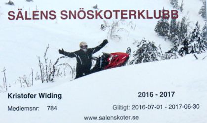 Medlemskort 2017 Medlemskort 2017